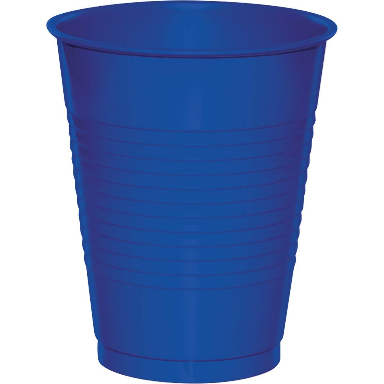 Party Central Disposable Drinking Party Tumbler Cups - 16oz. - Cobalt Blue - Club Pack of 240